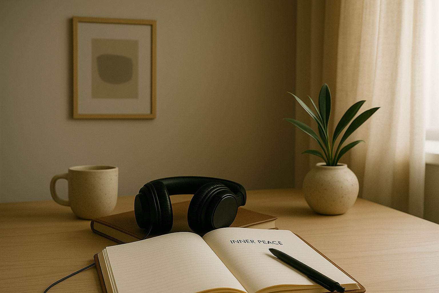 Quiet reflective portrait